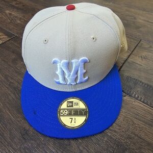 NEW ERA MENS FITTED BASEBALL HAT SIZE 7 3/4